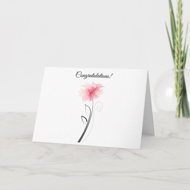 CARTE **FÉLICITATIONS** VOUS DÉSERVEZ LE MEILLEUR (Devant)