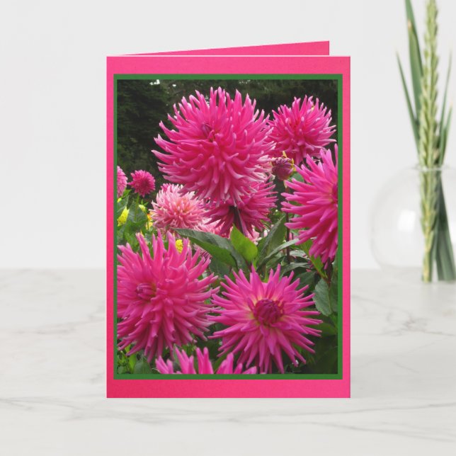 Carte - Feliz Cumpleaños a mi Tía - Las Dalias (Devant)