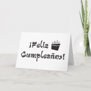 Carte feliz cumpleanos arriba cake