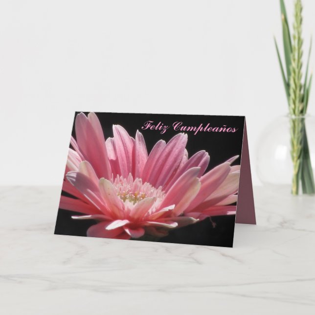 Carte - Feliz Cumpleaños - Margarita Rosa (Devant)