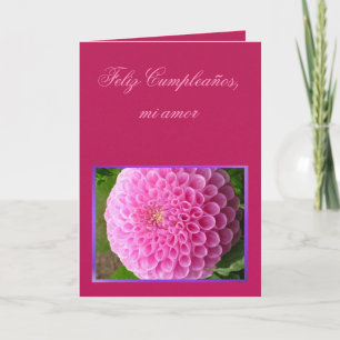 Carte Feliz Cumpleaños, mi amor - Dalia Rosa