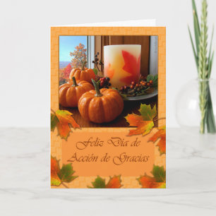 Carte Feliz Dia de Accion de Gracias Thanksgiving
