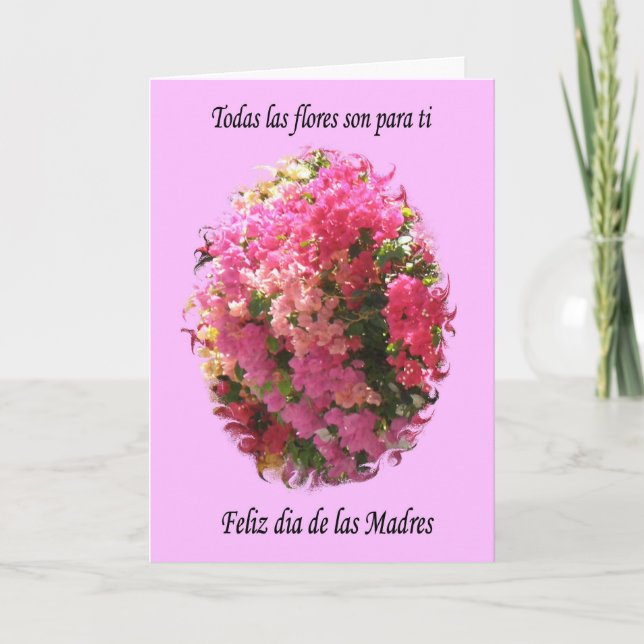 Carte Feliz Dia de las Madres (Devant)