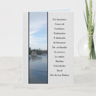 Carte Feliz Dia de los Padres Hermano