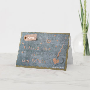 Carte Feliz Dia de Los Padres (Personnaliser)