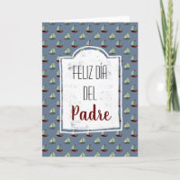 Feliz Dia Del Padre Espagnol Fête des pères Navire