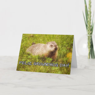 Carte Feliz Jour de la Marmotte !