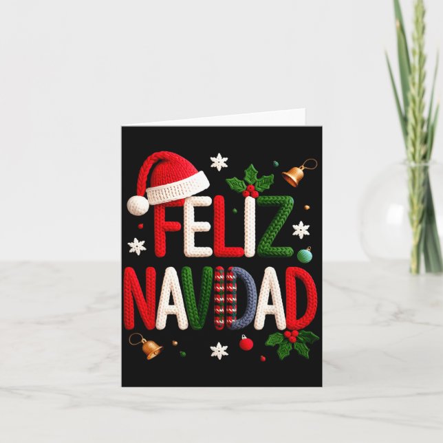Carte Feliz Navidad Pajamas Spanish Mexican Christmas Bo (Devant)