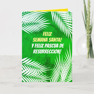 Carte Feliz Semana Père Noël e Feliz Páscoa / portugais
