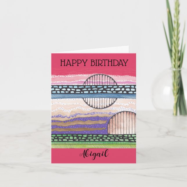 Carte Fell Top Imaginaire, médias mixtes, ton nom, ton a (Devant)