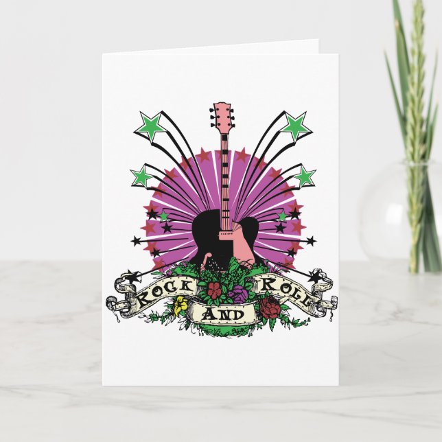 Carte Female Rock n Roll (Devant)