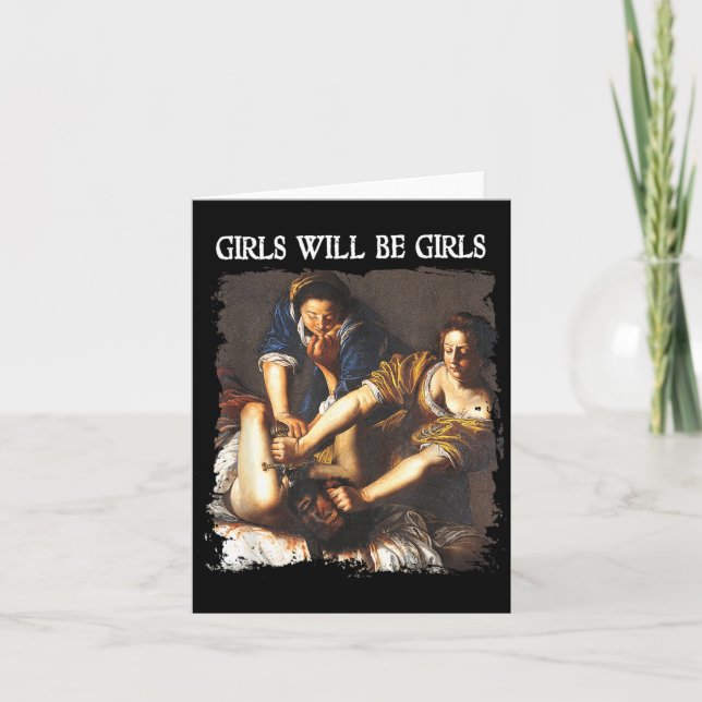 Carte Féminisme Femmes Fille Sera Filles Judith (Devant)