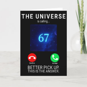 Carte Femme 67 Meme L'univers appelle encolure en V 