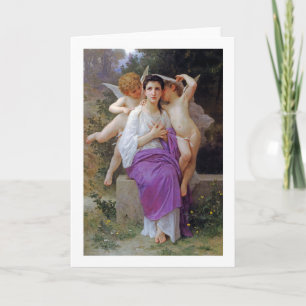 Carte Femme avec Cupidon, Bouguereau