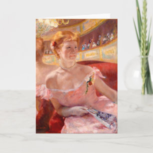 Carte Femme avec un collier de perle   Mary Cassatt