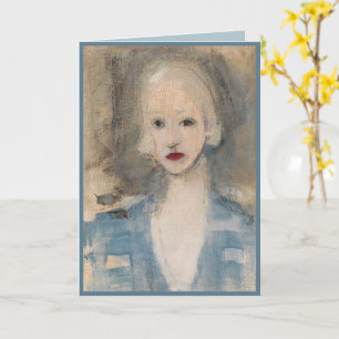 Carte Femme blonde, Helene Schjerfbeck