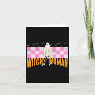 Carte Femme Drôle Costume Halloween Feministe Éffrayant