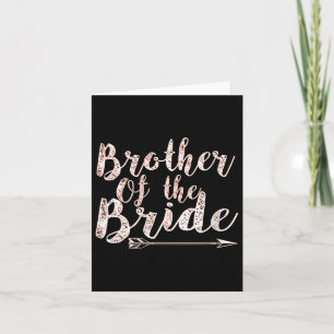 Carte Femme Frère De La Mariée Groom Mariage Bachelor