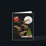 Carte Femme Girafe Santa Claus Traîneau Volant Drôle Mag<br><div class="desc">Femme Girafe Santa Claus Traîneau Volant Drôle Magique Noël Col V</div>