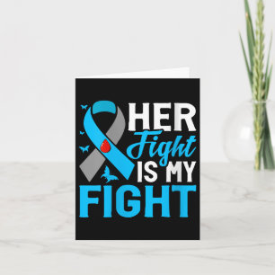 Carte Femme Her Fight Is My Fight V-neck 