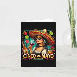 Carte Femme immigrante mexicaine Cinco De Mayo Drôle Cin