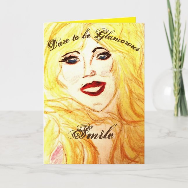 carte femme inspirante (Devant)