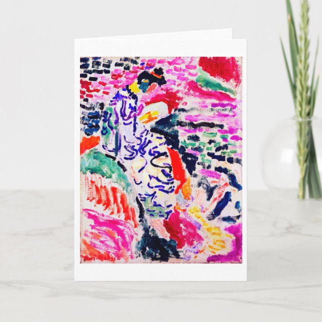 Carte Femme japonaise au bord de l'eau, Matisse (Devant)