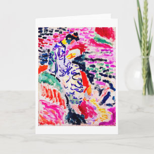 Carte Femme japonaise au bord de l'eau, Matisse