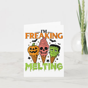 Carte Femme Je Freaking Melding Halloween été été