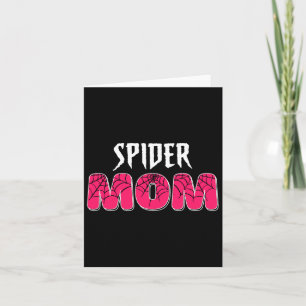 Carte Femme Maman Araignée Groovy Fête de Famille Maman