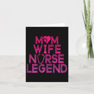 Carte Femme Maman Infirmière Légende Femmes Rn Lpn Fête 
