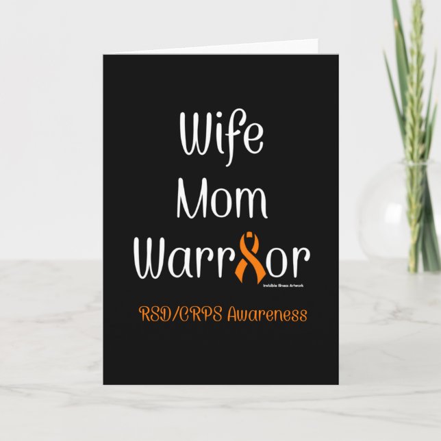 Carte Femme Maman Warrior...RSD/CRPS (Devant)