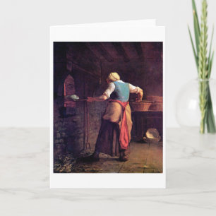 Carte Femme Pain À Cuire, Jean-François Millet