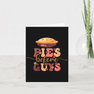 Carte Femme Pies Avant Les Gars Thanksgiving Automne G