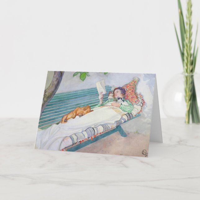 Carte Femme se trouvant sur un banc, 1913 (Devant)