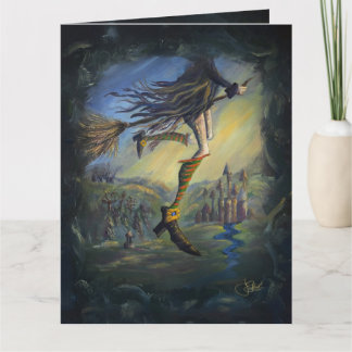 Carte Femme Sorcière 8.5" x 11" Grand Format