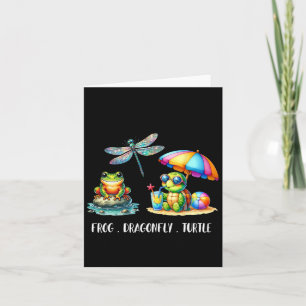 Carte Femme subtile Humour politique Grenouille libellul