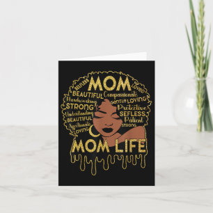 Carte Femmes Africaines Américaines Noires Maman Mère