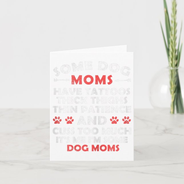 Carte Femmes Certaines FEMMES De Chien Ont Des Tatouages (Devant)