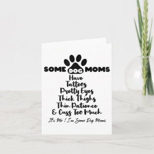 Carte Femmes Certaines FEMMES De Chien Ont Des Tatouages
