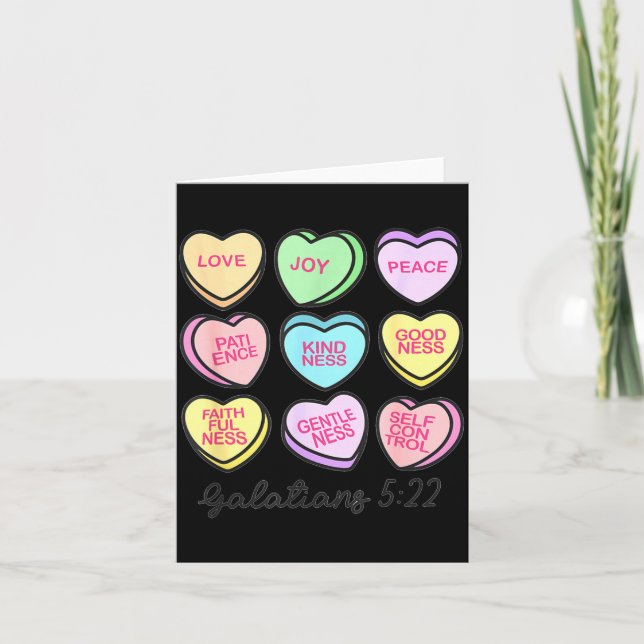 Carte Femmes chrétiennes Galates de la Saint-Valentin Co (Devant)