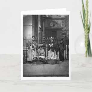 Carte Femmes de fleur de jardin de Covent, de la 'vie