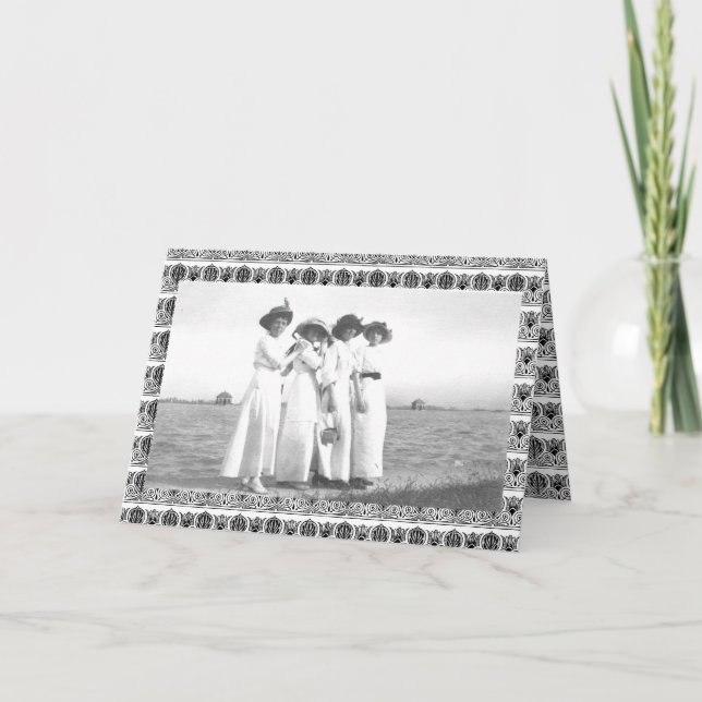 Carte Femmes édouardiennes vintages (Devant)