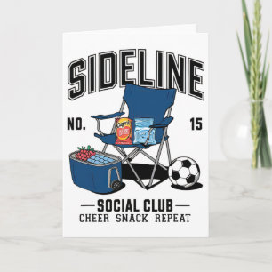 Carte Femmes en marge Club social Footballeuse Maman Jou