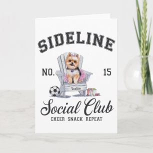 Carte Femmes en marge du club social Footballeuse Maman