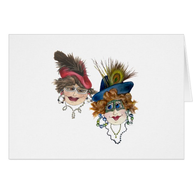 Carte Femmes et Pizza vs Salade (Devant horizontal)