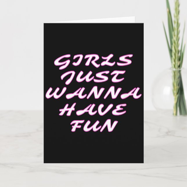 Carte Femmes Filles Just W S'amuser Col V  (Devant)