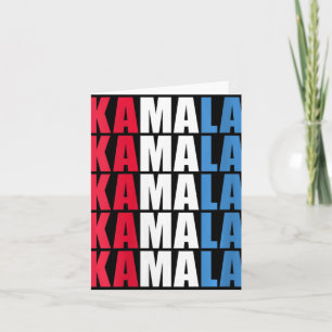 Carte Femmes Kamala 2024 Pour la présidente Kamala Harri