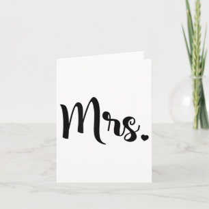 Carte Femmes Mme Fiançailles Mariage Fête des mariées Ma