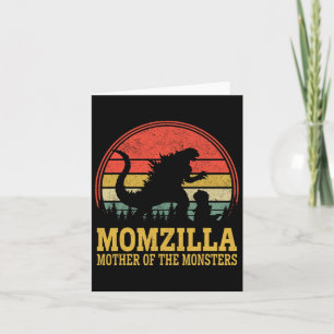 Carte Femmes Momzilla Mère de Monstres Mères Vintage 